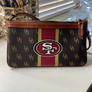 Dooney Bourke 49ers small leather purse